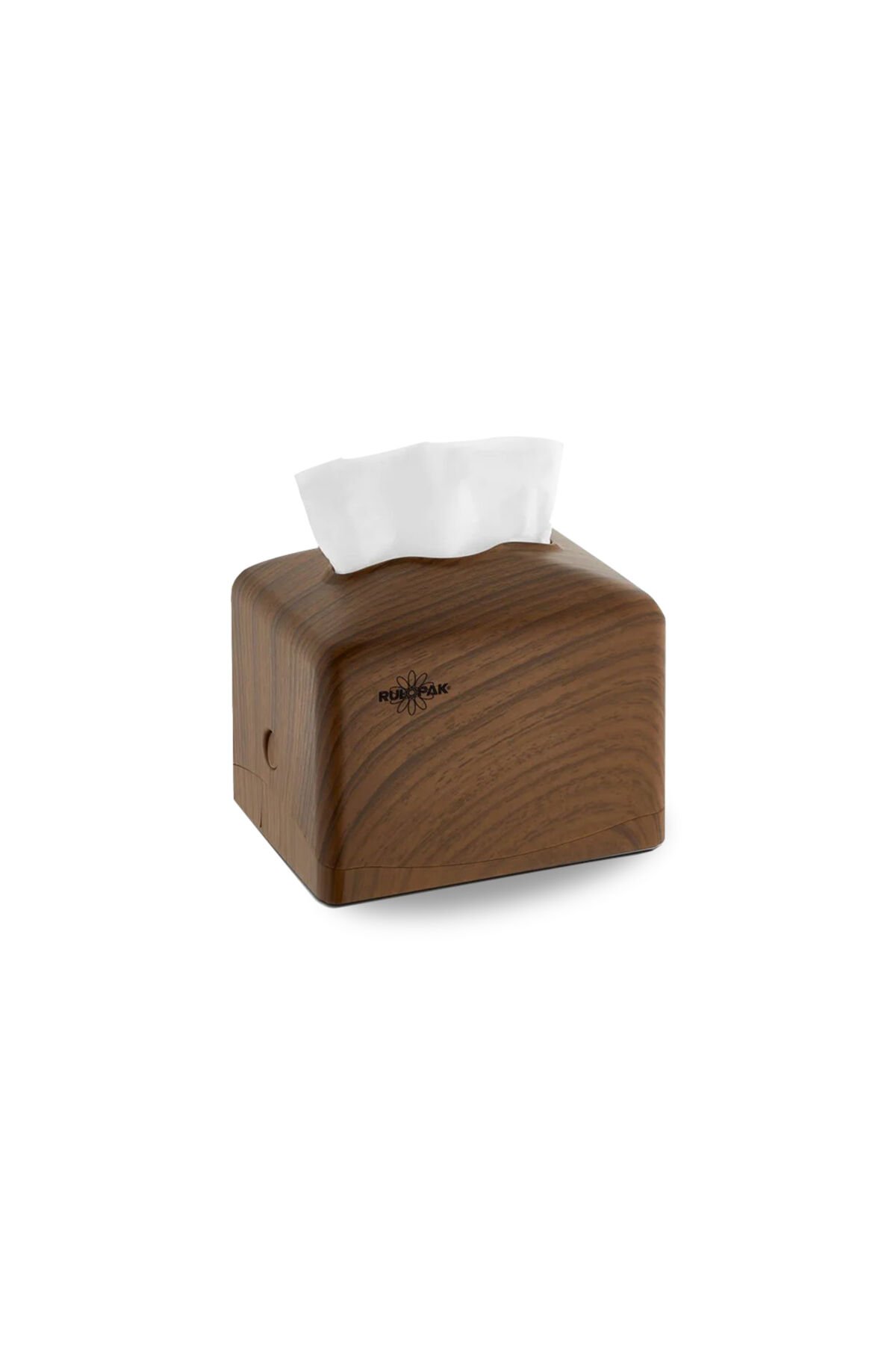 Tekçek Mini Peçete Dispenseri Koyu Ahşap
