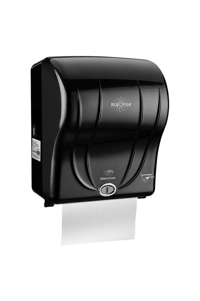 Sensörlü Kağıt Havlu Dispenseri 21 Cm Siyah