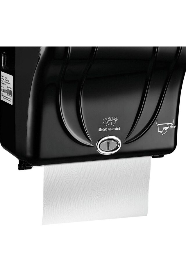 Sensörlü Kağıt Havlu Dispenseri 21 Cm Siyah