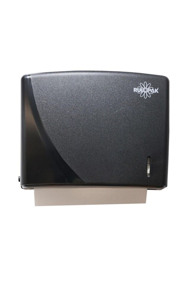 Modern Z Katlama Kağıt Havlu Dispenseri 200'lü Siyah