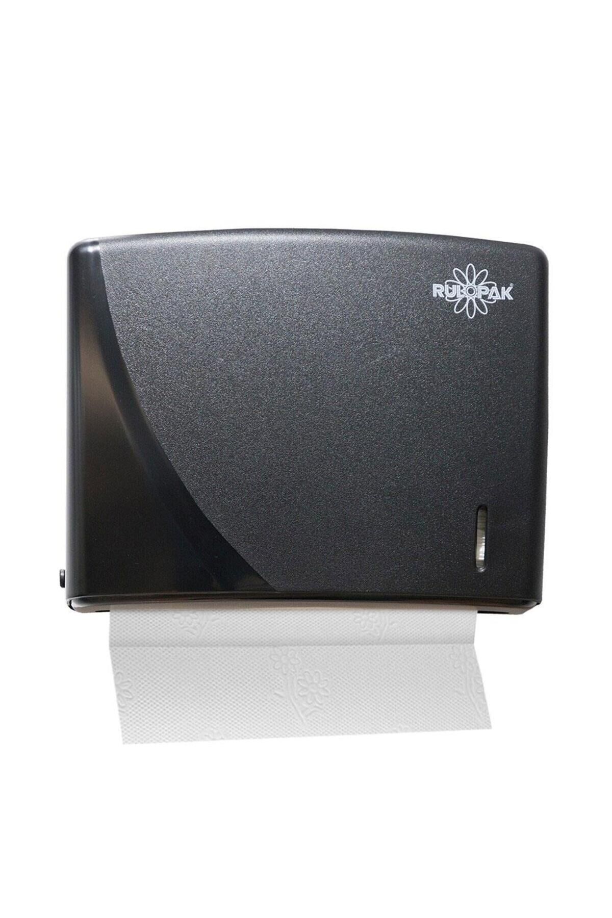 Modern Z Katlama Kağıt Havlu Dispenseri 200'lü Siyah