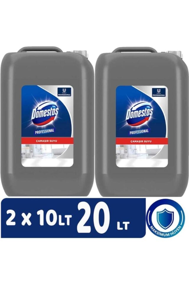 Professional Çamaşır Suyu 10 Lt + 10 Lt Toplam 20 Litre