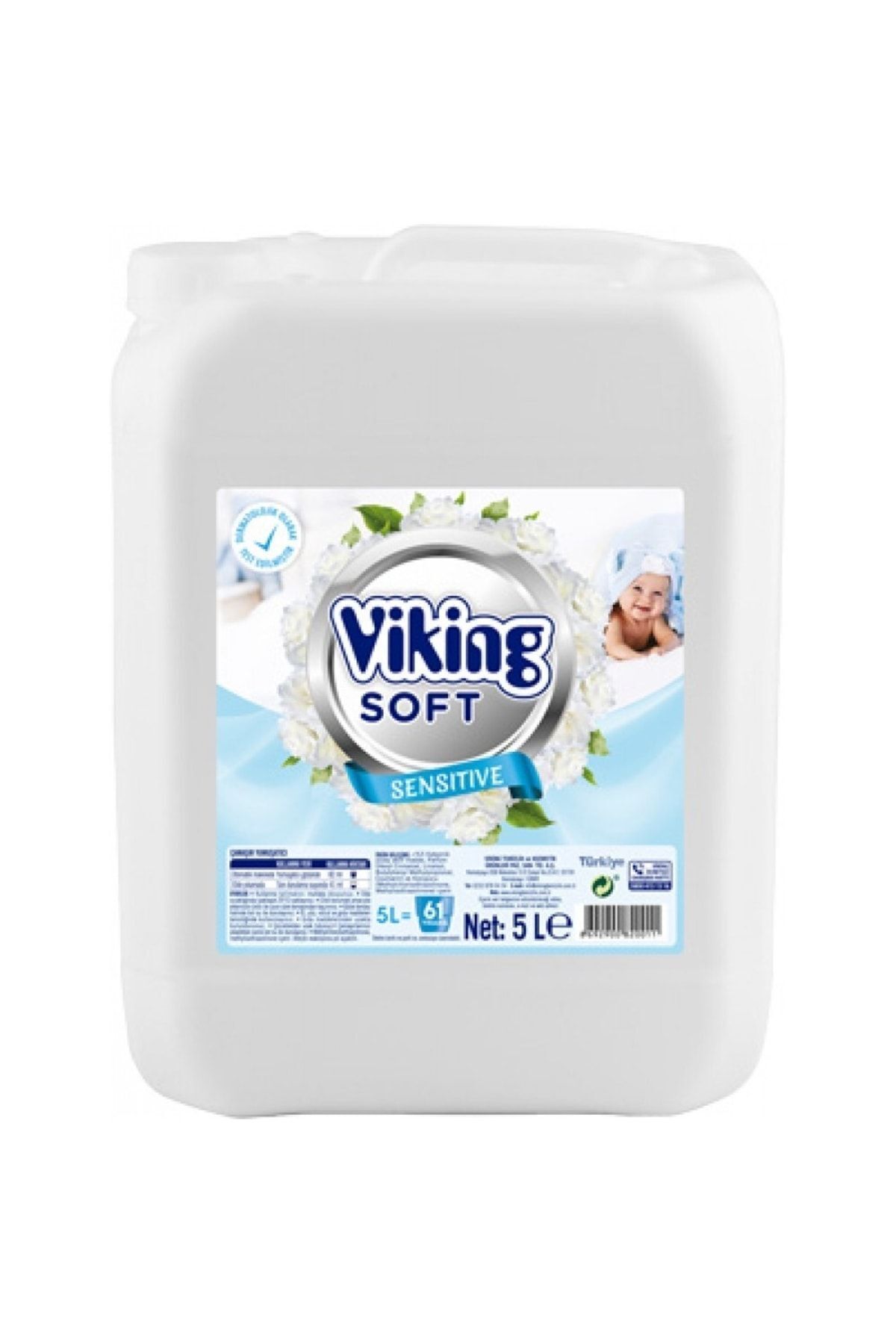 Soft Sensitive Çamaşır Yumuşatıcı 5 Lt