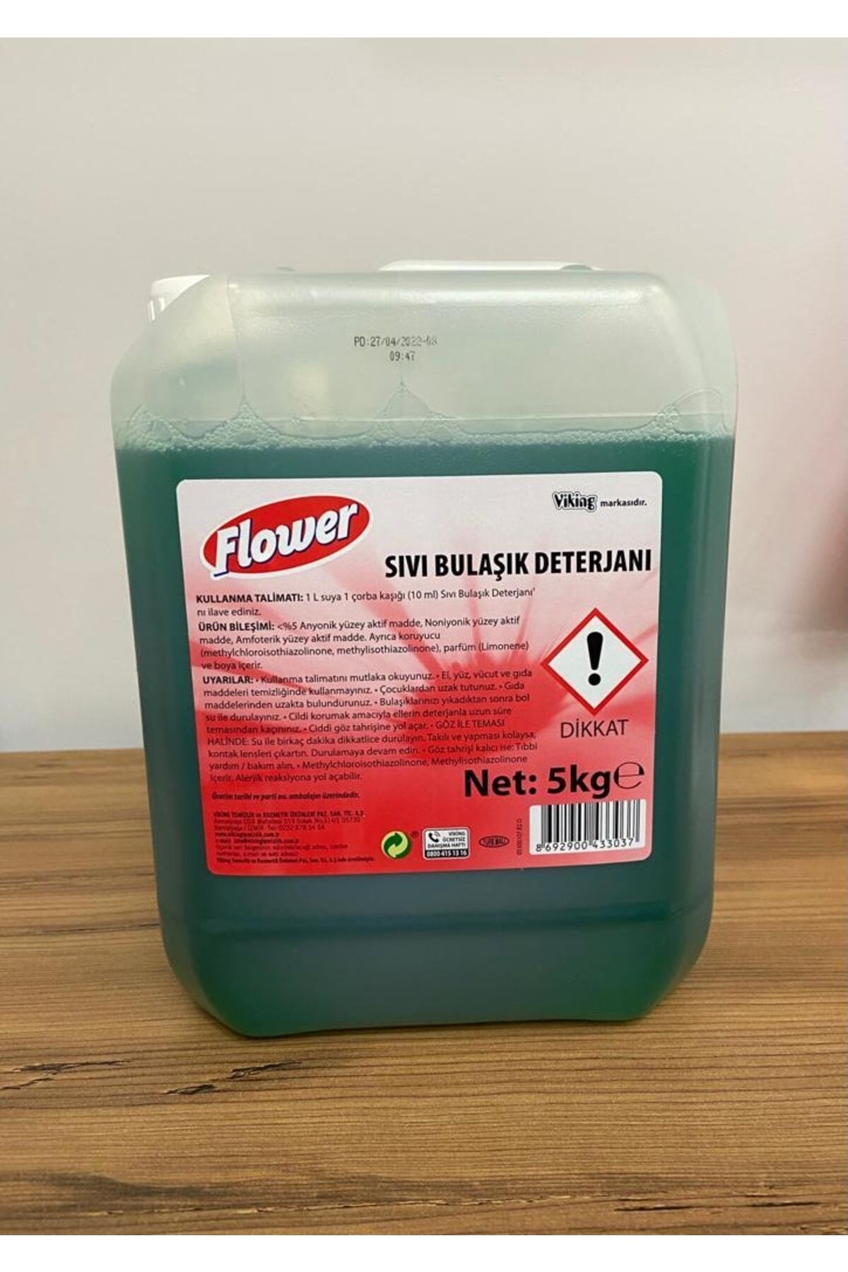 Sıvı Bulaşık Deterjanı 5 Kg