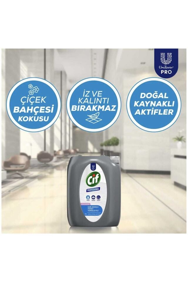 Unilever Profesyonel Genel Yüzey Temizleyici Çok Amaçlı Genel Yüzey Temizleyici 10 lt