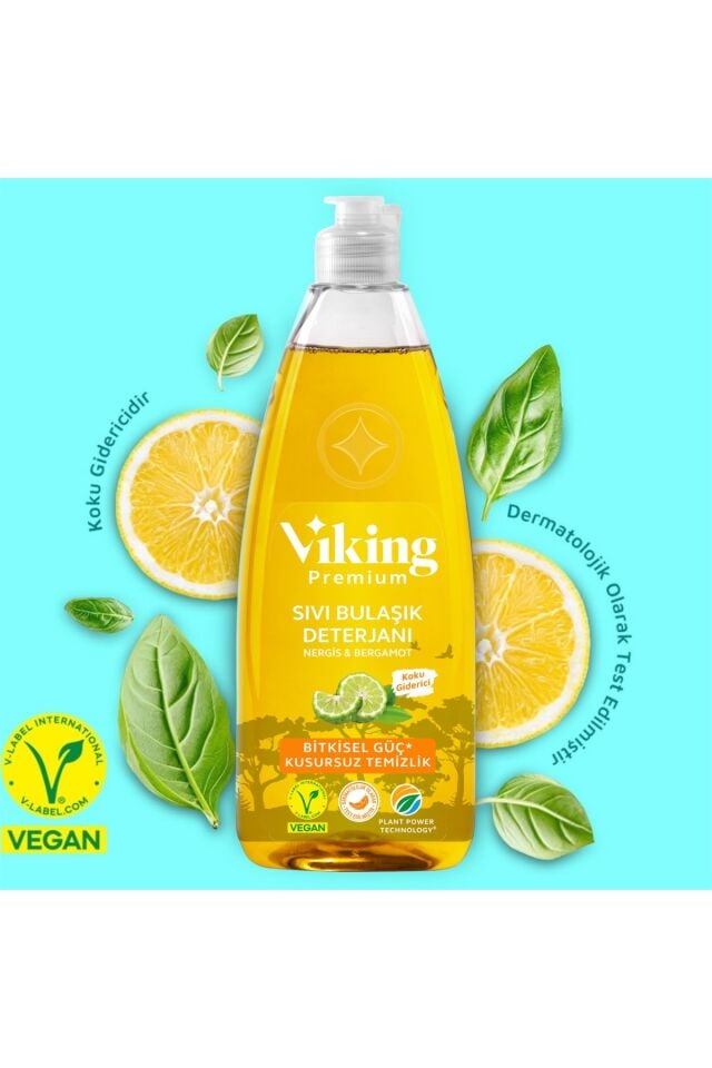 Premium Bulaşık Deterjanı Nergis-bergamot 750 Ml 4 Adet