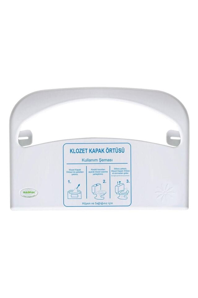 Klozet Kapak Örtüsü Dispenseri Beyaz