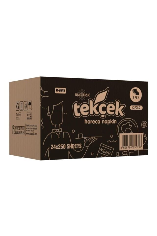 Tek Çek Dispenser Peçete 250x24 Koli