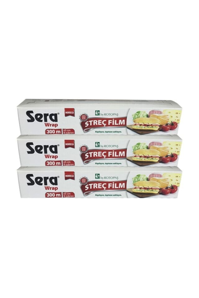 Kutulu Streç 45x300 8 Micron 3 Adet