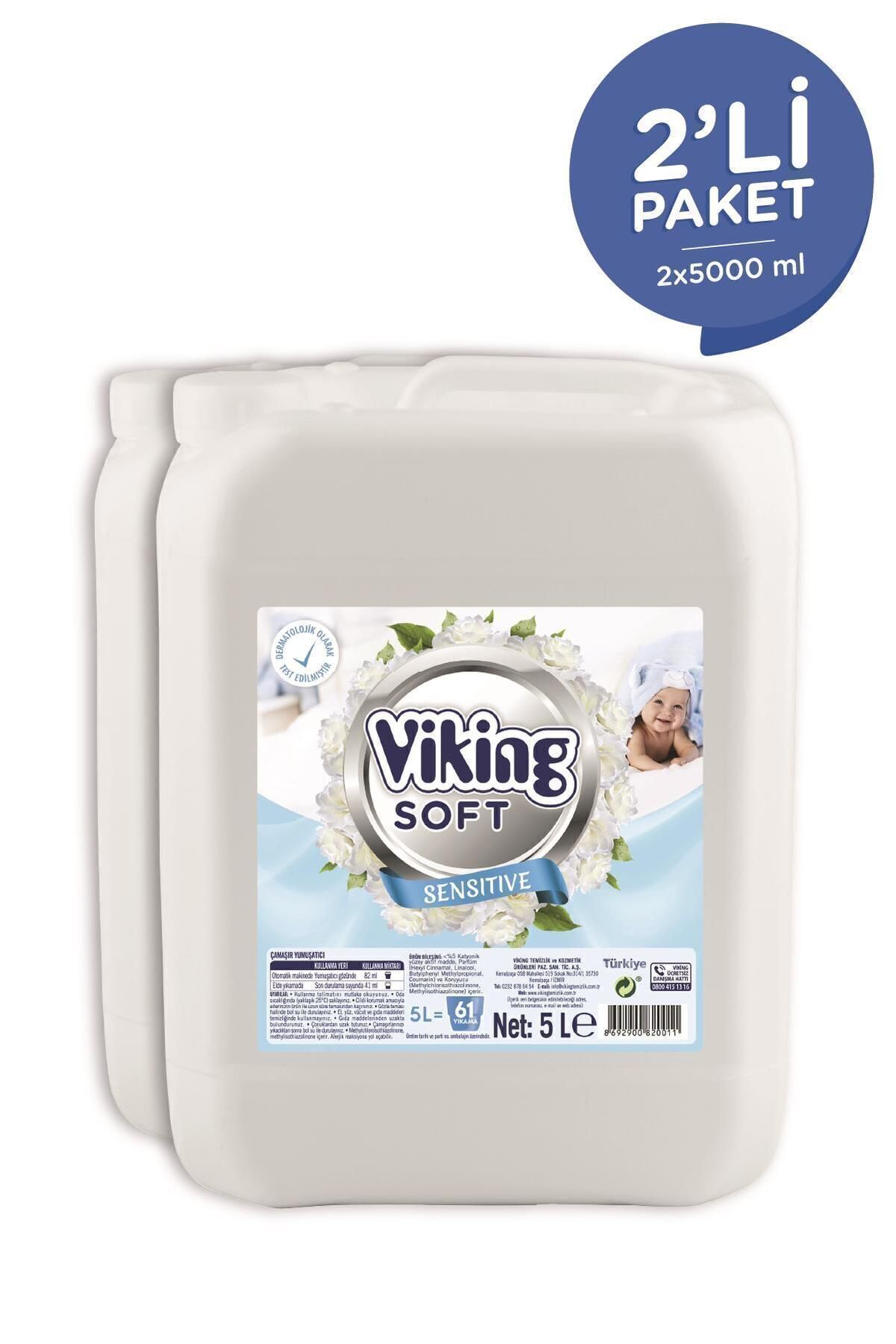 Çamaşır Yumuşatıcısı Sensitive 5 Litre 2 Adet