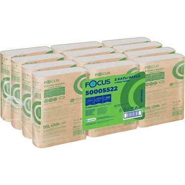 Focus  Z Katlı Havlu 200 Yaprak x 12 Paket
